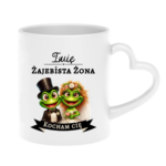 Kubek z dowolnym imieniem "Żajebista żona"