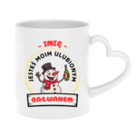 Kubek z dowolnym imieniem "Jesteś moim ulubionym bałwanem"