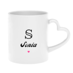 Kubek z dowolnym imieniem i literą