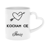 Kubek z dowolnym imieniem ,,Kocham Cię"