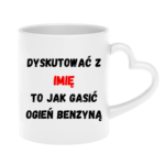 Kubek Personalizowany ,,Dyskutować" z imieniem