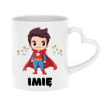 Kubek z dowolnym imieniem "Superbohater"