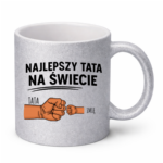 Kubek z dowolnym imieniem "Najlepszy tata na świecie"