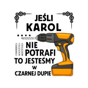 Kubek z dowolnym imieniem ,,Jeśli nie potrafi"