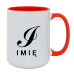 Kubek z dowolnym imieniem i literą