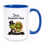 Kubek z dowolnym imieniem "Żajebisty mąż"