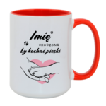 Kubek z dowolnym imieniem "Urodzona by kochać pieski"