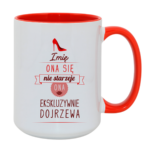 Kubek z dowolnym imieniem ,,Ona się nie starzeje"