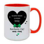 Kubek z dowolnymi imionami ,,Najlepszy Dziadek"