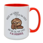 Kubek "Róże na górze, fiołki na dole"