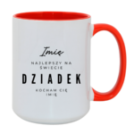 Kubek z dowolnym imieniem "Najlepszy na świecie dziadek"