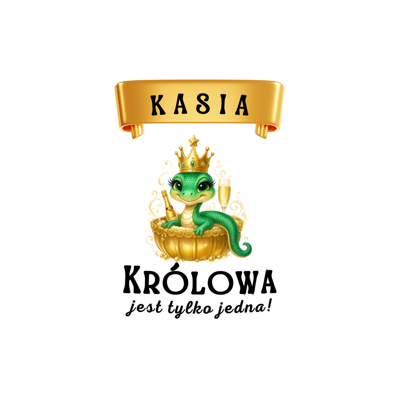 30 Kubek z dowolnym imieniem "Królowa jest tylko jedna"