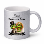 Kubek z dowolnym imieniem "Żajebista żona"