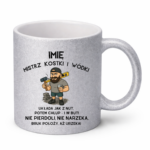 Kubek z dowolnym imieniem "Mistrz kostki i wódki"