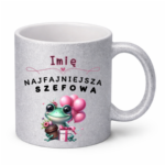 Kubek z dowolnym imieniem "Najfajniejsza szefowa"
