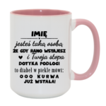 Kubek z dowolnym imieniem "Jesteś taką osobą"