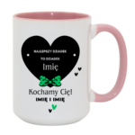 Kubek z dowolnymi imionami ,,Najlepszy Dziadek"