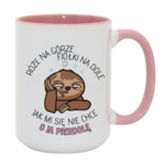 Kubek "Róże na górze, fiołki na dole"
