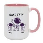 Kubek z dowolnymi imionami "Gang taty"