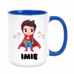 Kubek z dowolnym imieniem "Superbohater"