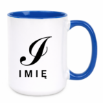 Kubek z dowolnym imieniem i literą