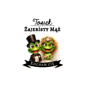 Kubek z dowolnym imieniem "Żajebisty mąż"