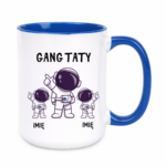 Kubek z dowolnymi imionami "Gang taty"