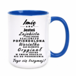 Kubek z dowolnym imieniem ,,Wariatka"