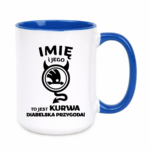 Kubek z dowolnym imieniem "Jego skoda"