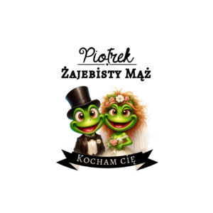 Kubek z dowolnym imieniem "Żajebisty mąż"