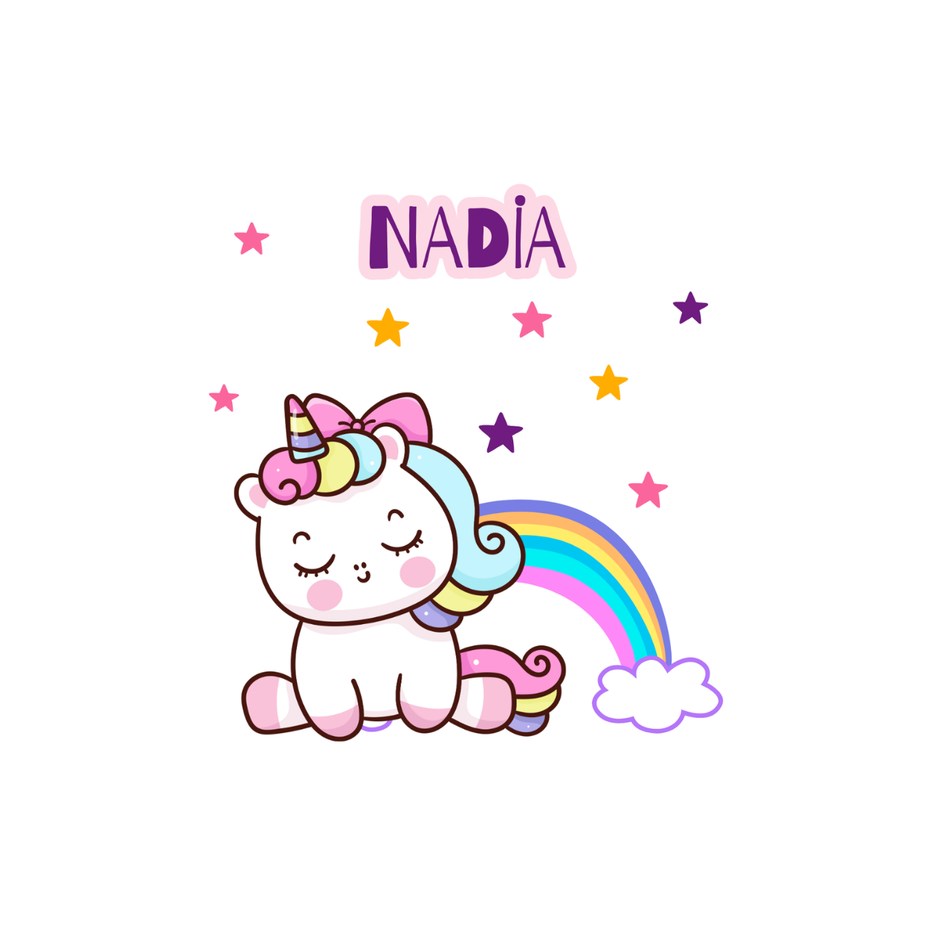 33 Kubek z dowolnym imieniem "Jednorożec"