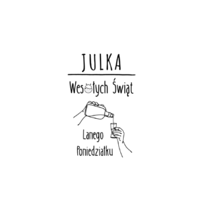 Kubek z dowolnym imieniem "Wesołych Świąt"