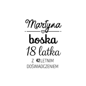 Kubek z dowolnym imieniem i dowolną liczbą lat doświadczenia "Boska"