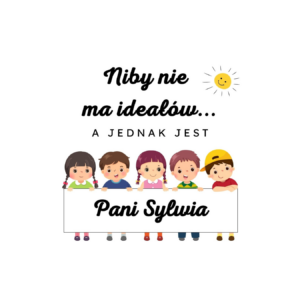 Kubek z dowolnym imieniem "Niby nie ma ideałów"