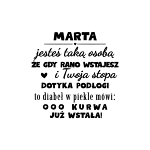 Kubek z dowolnym imieniem "Jesteś taką osobą"