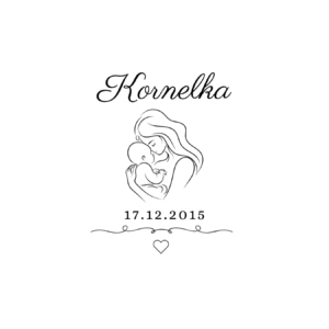 Kubek z dowolną datą i imieniem dziecka