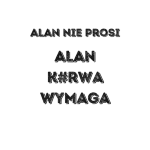 Kubek z dowolnym imieniem "Nie prosi"