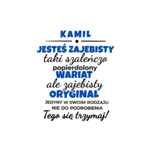 Kubek z dowolnym imieniem "Jesteś zajebisty"