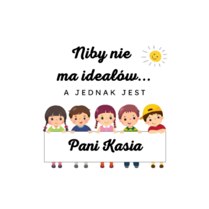 Kubek z dowolnym imieniem "Niby nie ma ideałów"