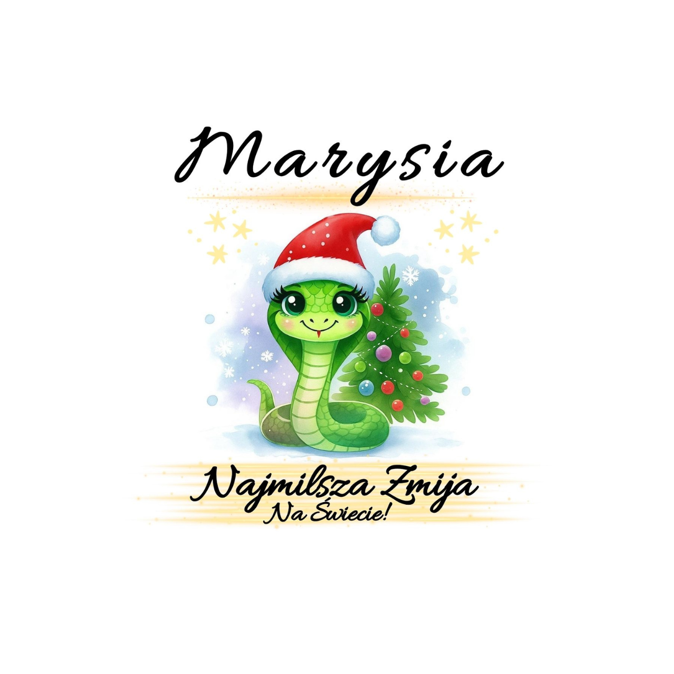 35 Kubek z dowolnym imieniem "Najmilsza żmija"