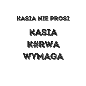 Kubek z dowolnym imieniem "Nie prosi"
