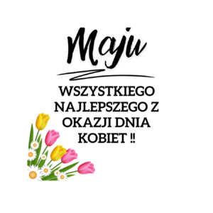 Kubek z dowolnym imieniem "Wszystkiego najlepszego z okazji dnia kobiet"