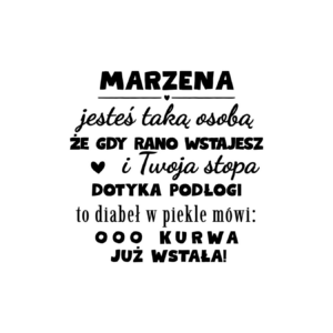 Kubek z dowolnym imieniem "Jesteś taką osobą"