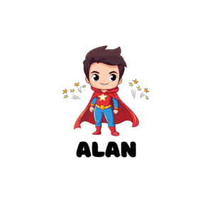 Kubek z dowolnym imieniem "Superbohater"