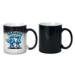 Kubek z napisem "Six Seven"