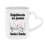Kubek z dowolnym imieniem "Zajebiście że jesteś"