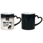 Kubek z dowolnym imieniem "Uwaga mogę być miła"