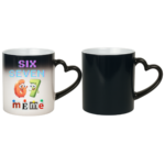 Kubek z napisem "Six Seven"