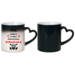Kubek z dowolnym imieniem "Kobieta która pokochała strażaka"