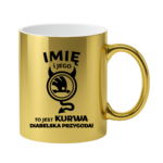 Kubek z dowolnym imieniem "Jego skoda"